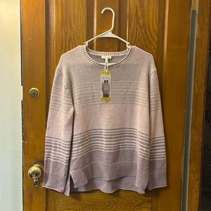 Ella Moss Soft Pink and Lavender Sweater